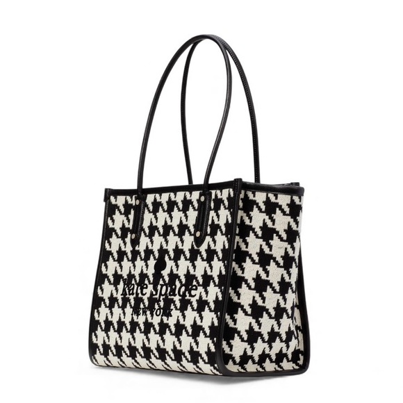 Excellent Condition Kate Spade Ella Houndstooth Jacquard
Tote Bag - Picture 2 of 16